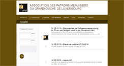 Desktop Screenshot of apm.lu