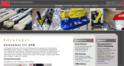 Desktop Screenshot of apm.se