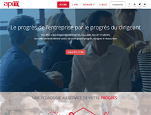 Tablet Screenshot of apm.fr