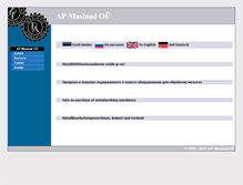 Tablet Screenshot of apm.ee