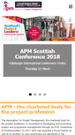 Mobile Screenshot of apm.org.uk