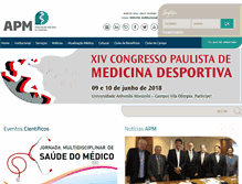 Tablet Screenshot of apm.org.br