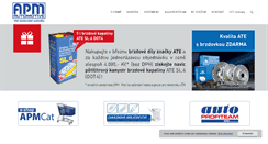 Desktop Screenshot of apm.cz