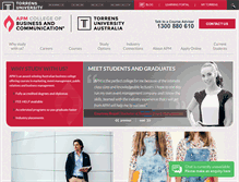 Tablet Screenshot of apm.edu.au